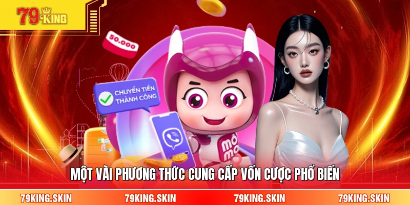 Một vài phương thức cung cấp vốn cược phổ biến 